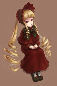 Rating: Safe Score: 0 Tags: 1girl blonde_hair blue_eyes bonnet bow capelet dress drill_hair flower full_body image long_hair long_sleeves looking_at_viewer red_dress rose shinku shoes simple_background solo standing twintails very_long_hair User: admin