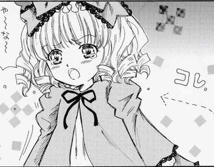 Rating: Safe Score: 0 Tags: 1girl blush crying dress drill_hair eyebrows_visible_through_hair greyscale hinaichigo image long_sleeves luna_child monochrome ribbon solo tears traditional_media User: admin