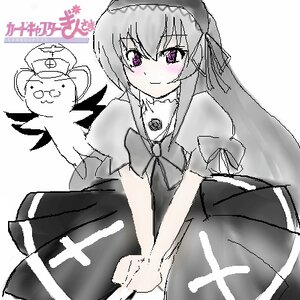 Rating: Safe Score: 0 Tags: 1girl black_dress black_wings blush dress frills hairband image long_hair looking_at_viewer oekaki puffy_sleeves purple_eyes rose simple_background smile solo suigintou v_arms wings User: admin