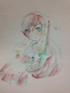 Rating: Safe Score: 0 Tags: 1girl auto_tagged blush dress flower heterochromia image long_hair looking_at_viewer photo pink_hair solo suiseiseki traditional_media upper_body very_long_hair watercolor_(medium) User: admin