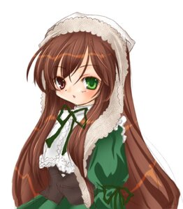 Rating: Safe Score: 0 Tags: 1girl :o blush brown_hair dress frills green_dress green_eyes heterochromia image long_hair long_sleeves looking_at_viewer red_eyes simple_background solo suiseiseki very_long_hair white_background User: admin