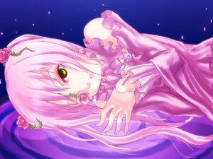 Rating: Safe Score: 0 Tags: 1girl dress flower frills hair_ornament image kirakishou long_hair pink_flower pink_hair pink_rose plant red_flower red_rose rose solo thorns vines yellow_eyes User: admin