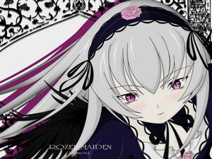 Rating: Safe Score: 3 Tags: 1girl artist_request black_dress black_ribbon black_wings blush copyright_name dress flower hairband image lolita_hairband long_hair looking_at_viewer pink_eyes pink_flower pink_rose ribbon rose rozen_maiden silver_hair solo suigintou upper_body very_long_hair wings User: admin