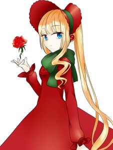 Rating: Safe Score: 0 Tags: 1girl bangs blonde_hair blue_eyes bow dress flower green_bow image long_hair long_sleeves looking_at_viewer red_flower red_rose rose shinku sidelocks simple_background solo very_long_hair white_background User: admin