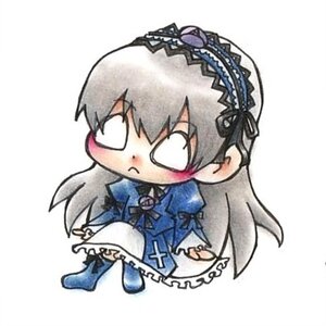 Rating: Safe Score: 0 Tags: 1girl chibi dress flower frills full_body grey_hair hairband image lolita_hairband long_hair long_sleeves rose simple_background solo suigintou white_background wings User: admin