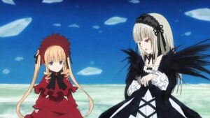 Rating: Safe Score: 0 Tags: 2girls black_wings blonde_hair blue_eyes bonnet bow day dress drill_hair flower frills hairband image long_hair long_sleeves multiple_girls pair red_dress red_eyes shinku silver_hair sky suigintou twintails very_long_hair wings User: admin