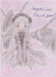 Rating: Safe Score: 0 Tags: 1girl bangs black_wings chain chained cuffs dress flower frills hairband handcuffs image long_hair long_sleeves looking_at_viewer red_eyes rose solo suigintou very_long_hair wings User: admin