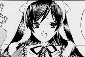 Rating: Safe Score: 0 Tags: 1girl blush fur_trim greyscale hat image long_hair looking_at_viewer monochrome neck_ribbon smile solo suiseiseki User: admin