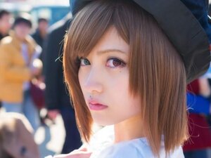 Rating: Safe Score: 0 Tags: 1girl blurry blurry_background blurry_foreground brown_eyes depth_of_field hat lips motion_blur photo short_hair solo souseiseki User: admin