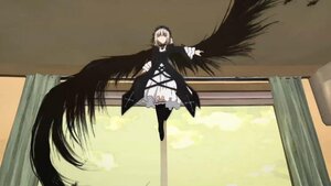 Rating: Safe Score: 0 Tags: 1girl black_dress black_legwear black_wings dress gothic_lolita image lolita_fashion long_sleeves solo standing suigintou wings User: admin