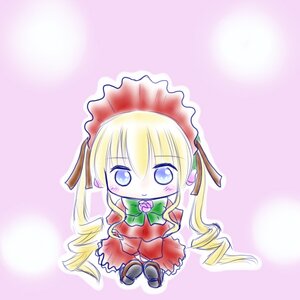 Rating: Safe Score: 0 Tags: 1girl blonde_hair blue_eyes blush bonnet bow bowtie cup drill_hair image long_hair long_sleeves looking_at_viewer rose shinku sitting solo twin_drills twintails User: admin