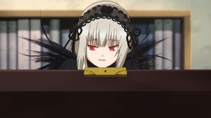 Rating: Safe Score: 0 Tags: 1girl bangs black_wings blurry blurry_background depth_of_field eyebrows_visible_through_hair hairband image long_hair looking_at_viewer red_eyes ribbon silver_hair smile solo suigintou User: admin