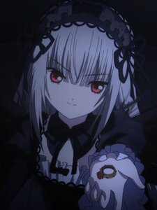 Rating: Safe Score: 0 Tags: 1girl bangs black_dress black_ribbon closed_mouth dress eyebrows_visible_through_hair flower frills hairband image lolita_fashion long_sleeves looking_at_viewer pov red_eyes ribbon rose smile solo suigintou User: admin