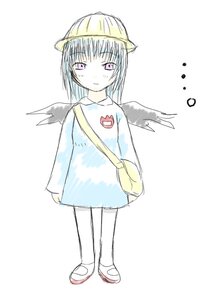 Rating: Safe Score: 0 Tags: 1girl angel_wings bag black_hair blue_hair dress full_body hat image long_sleeves looking_at_viewer mini_wings purple_eyes shoes short_hair simple_background solo standing striped suigintou white_background white_wings wings User: admin