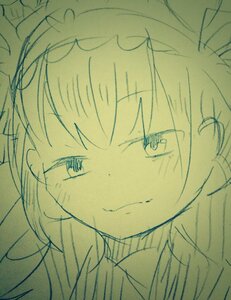 Rating: Safe Score: 0 Tags: 1girl bangs closed_mouth eyebrows_visible_through_hair face hair_between_eyes image long_hair looking_at_viewer monochrome sketch smile solo suigintou traditional_media User: admin