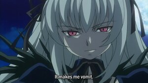 Rating: Safe Score: 0 Tags: 1girl black_ribbon close-up closed_mouth face hair_ribbon image long_hair looking_at_viewer red_eyes ribbon solo suigintou User: admin