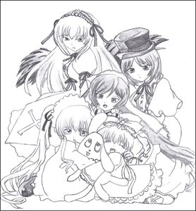 Rating: Safe Score: 0 Tags: 6+girls blue_theme blush dress hairband hat hina_ichigo image long_hair long_sleeves looking_at_viewer monochrome multiple multiple_girls shinku short_hair siblings simple_background sisters souseiseki suigintou suiseiseki tagme top_hat twins twintails very_long_hair wings User: admin