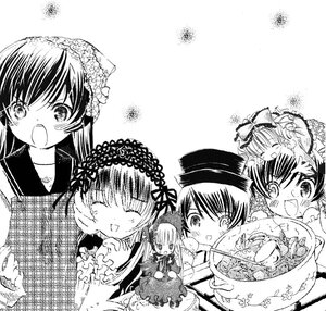 Rating: Safe Score: 0 Tags: 6+girls ^_^ blush bonnet bow closed_eyes dress food greyscale hairband hat hina_ichigo image long_hair monochrome multiple multiple_girls open_mouth shinku siblings sisters smile suigintou suiseiseki tagme tears twins User: admin