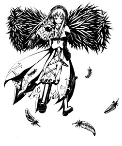 Rating: Safe Score: 0 Tags: 1girl bare_shoulders bug butterfly dress feathers full_body greyscale hairband image insect long_hair monochrome simple_background solo suigintou white_background wings User: admin