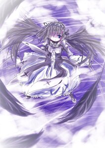 Rating: Safe Score: 0 Tags: 1girl black_ribbon black_wings blue_eyes dress feathers frills full_body hairband image lolita_hairband long_hair long_sleeves looking_at_viewer motion_blur ribbon silver_hair solo standing suigintou very_long_hair wings User: admin