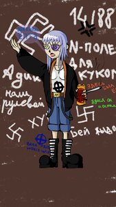 Rating: Safe Score: 0 Tags: 1girl barasuishou boots cyclops eyepatch image long_hair one-eyed open_mouth parody purple_hair shorts solo sunglasses User: admin