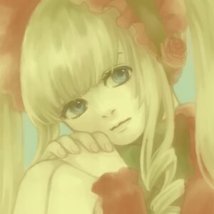 Rating: Safe Score: 0 Tags: 1girl blonde_hair close-up flower hat image rose shinku solo User: admin