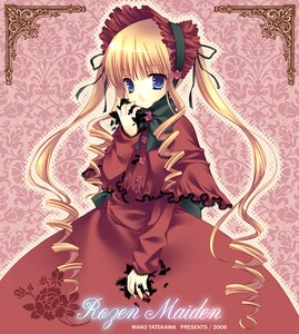 Rating: Safe Score: 0 Tags: 1girl blonde_hair blue_eyes bonnet bow bowtie capelet dress drill_hair flower image long_hair long_sleeves looking_at_viewer red_capelet red_dress ribbon ringlets rose rozen_maiden shinku solo tatekawa_mako twin_drills twintails very_long_hair wnb_mark User: admin