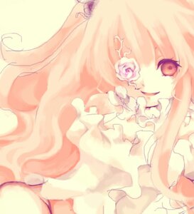 Rating: Safe Score: 0 Tags: 1girl blonde_hair dress flower frills image kirakishou long_hair pink_eyes pink_flower pink_rose rose smile solo white_rose User: admin