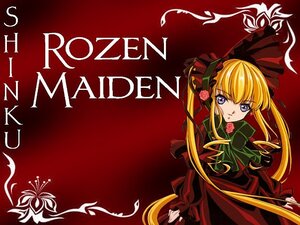 Rating: Safe Score: 0 Tags: 1girl auto_tagged blonde_hair blue_eyes bonnet bow bowtie dress flower green_bow image long_hair long_sleeves looking_at_viewer red_dress rose shinku solo twintails User: admin