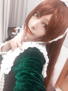 Rating: Safe Score: 0 Tags: 1girl apron bangs brown_eyes brown_hair closed_mouth curtains frills indoors lips long_hair long_sleeves looking_at_viewer maid smile solo suiseiseki swept_bangs window User: admin