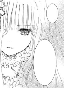 Rating: Safe Score: 0 Tags: 1girl bangs blush frills greyscale image kirakishou long_hair monochrome solo User: admin