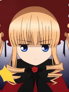 Rating: Safe Score: 0 Tags: 1 1girl bangs blonde_hair blue_eyes bonnet bow bowtie drill_hair eyebrows_visible_through_hair flower image long_hair looking_at_viewer ringlets rose shinku sidelocks simple_background solo twin_drills twintails User: admin
