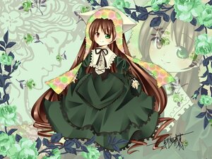 Rating: Safe Score: 0 Tags: 1girl brown_hair dress frills full_body green_dress green_eyes heterochromia image long_hair long_sleeves looking_at_viewer smile solo standing suiseiseki twintails very_long_hair watering_can zoom_layer User: admin