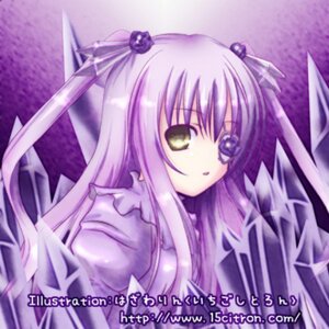 Rating: Safe Score: 0 Tags: 1girl barasuishou hair_ornament hair_ribbon image long_hair long_sleeves looking_at_viewer purple_theme ribbon solo two_side_up upper_body yellow_eyes User: admin