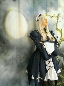 Rating: Safe Score: 0 Tags: 1girl black_dress blonde_hair dress flower frills long_hair long_sleeves profile solo standing suigintou wide_sleeves User: admin