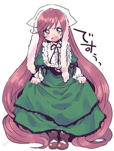 Rating: Safe Score: 0 Tags: 1girl :o absurdly_long_hair amezawa_koma blush brown_hair commentary_request dress frills full_body green_dress green_eyes hat heterochromia image long_hair long_sleeves looking_at_viewer open_mouth red_eyes rozen_maiden solo suiseiseki v-shaped_eyebrows very_long_hair white_background User: admin