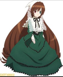 Rating: Safe Score: 0 Tags: 1girl black_ribbon brown_hair dress frills green_dress green_eyes heterochromia image long_hair long_sleeves looking_at_viewer red_eyes ribbon simple_background solo standing suiseiseki very_long_hair white_background User: admin