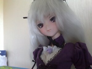 Rating: Safe Score: 0 Tags: 1girl bangs closed_mouth doll dress flower lips long_hair looking_at_viewer photo puffy_sleeves smile solo suigintou traditional_media upper_body User: admin