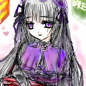 Rating: Safe Score: 0 Tags: 1girl dress frills hairband heart image long_hair long_sleeves looking_at_viewer purple_eyes purple_theme ribbon solo suigintou User: admin