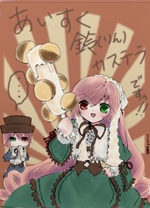 Rating: Safe Score: 0 Tags: ... 1girl :d blush dress frills green_dress green_eyes hat head_scarf heterochromia image long_hair long_sleeves looking_at_viewer m_putorius open_mouth pair pink_hair red_eyes smile souseiseki spoken_ellipsis standing suiseiseki very_long_hair watering_can User: admin