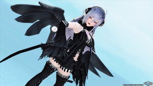 Rating: Safe Score: 0 Tags: 1girl black_legwear breasts gloves headphones image red_eyes solo suigintou thighhighs wings User: admin