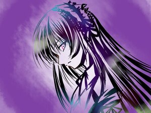Rating: Safe Score: 0 Tags: 1girl auto_tagged bangs gradient gradient_background image long_hair monochrome profile purple_background purple_theme solo suigintou upper_body User: admin