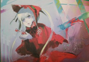 Rating: Safe Score: 0 Tags: 1girl blonde_hair blue_eyes bow dress image long_hair long_sleeves photo red_dress shinku solo User: admin