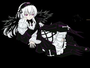 Rating: Safe Score: 0 Tags: 1girl black_wings boots cross-laced_clothes dress frills full_body hairband image long_hair long_sleeves looking_at_viewer pink_eyes ribbon silver_hair smile solo suigintou thighhighs transparent_background wings User: admin