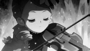 Rating: Safe Score: 0 Tags: 1girl acoustic_guitar bonnet bow bow_(instrument) closed_eyes dress drill_hair electric_guitar guitar holding_instrument image instrument kanaria long_hair monochrome music piano playing_instrument plectrum rain solo violin User: admin