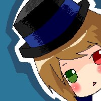 Rating: Safe Score: 0 Tags: 1girl bangs blue_background blush brown_hair green_eyes hat heart image oekaki open_mouth pixel_art solo souseiseki transparent_background User: admin