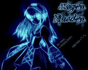 Rating: Safe Score: 0 Tags: 1girl auto_tagged blue_theme dress hair_ornament hairband image long_hair long_sleeves monochrome smile solo suigintou User: admin