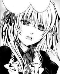 Rating: Safe Score: 0 Tags: 1girl greyscale hair_ribbon image looking_at_viewer monochrome ribbon simple_background solo suigintou upper_body User: admin