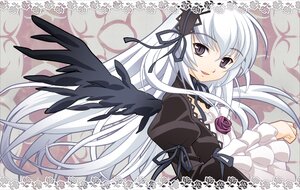 Rating: Safe Score: 0 Tags: 1girl black_ribbon black_wings commentary_request dress flower frills hair_ribbon image long_hair long_sleeves looking_at_viewer nyoro_(nyoronyoro000) photoshop_(medium) puffy_sleeves ribbon rose rozen_maiden silver_hair solo suigintou very_long_hair white_hair wings User: admin