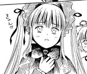 Rating: Safe Score: 0 Tags: 2girls blush greyscale image long_hair long_sleeves looking_at_viewer monochrome multiple_girls ribbon shinku sidelocks simple_background solo suigintou upper_body white_background User: admin